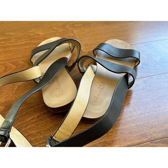 Splendid Colleen Gladiator Sandal Open Toe 2 Straps Ankle 7.5 M Leather Womens - Picture 8 of 9